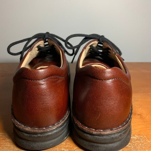 Mens 8.5 Finn Comfort Teak Designer Leather Shoes - Picture 4 of 9